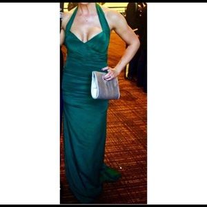 Nicole Miller Emerald Green Gown Size 6